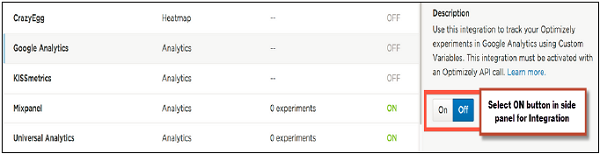 将 Google Analytics 与 Optimizely 集成？