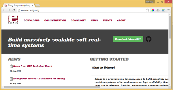 Erlang官方网站