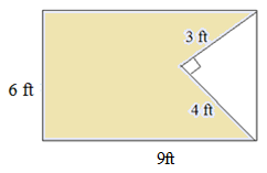 涉及矩形和三角形的面积 Quiz10