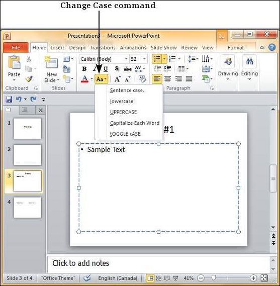 微软PowerPoint 2010