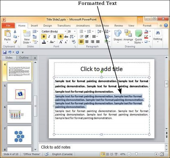 微软PowerPoint 2010