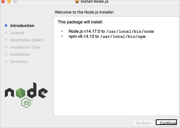 Node.js 安装程序